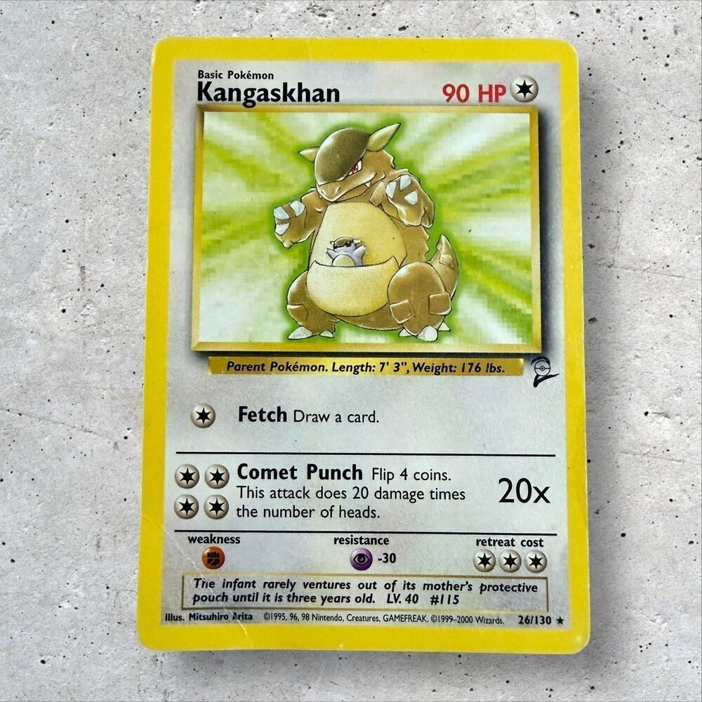 Kangaskhan 026/130 Base Set 2 Regular Non - Holo